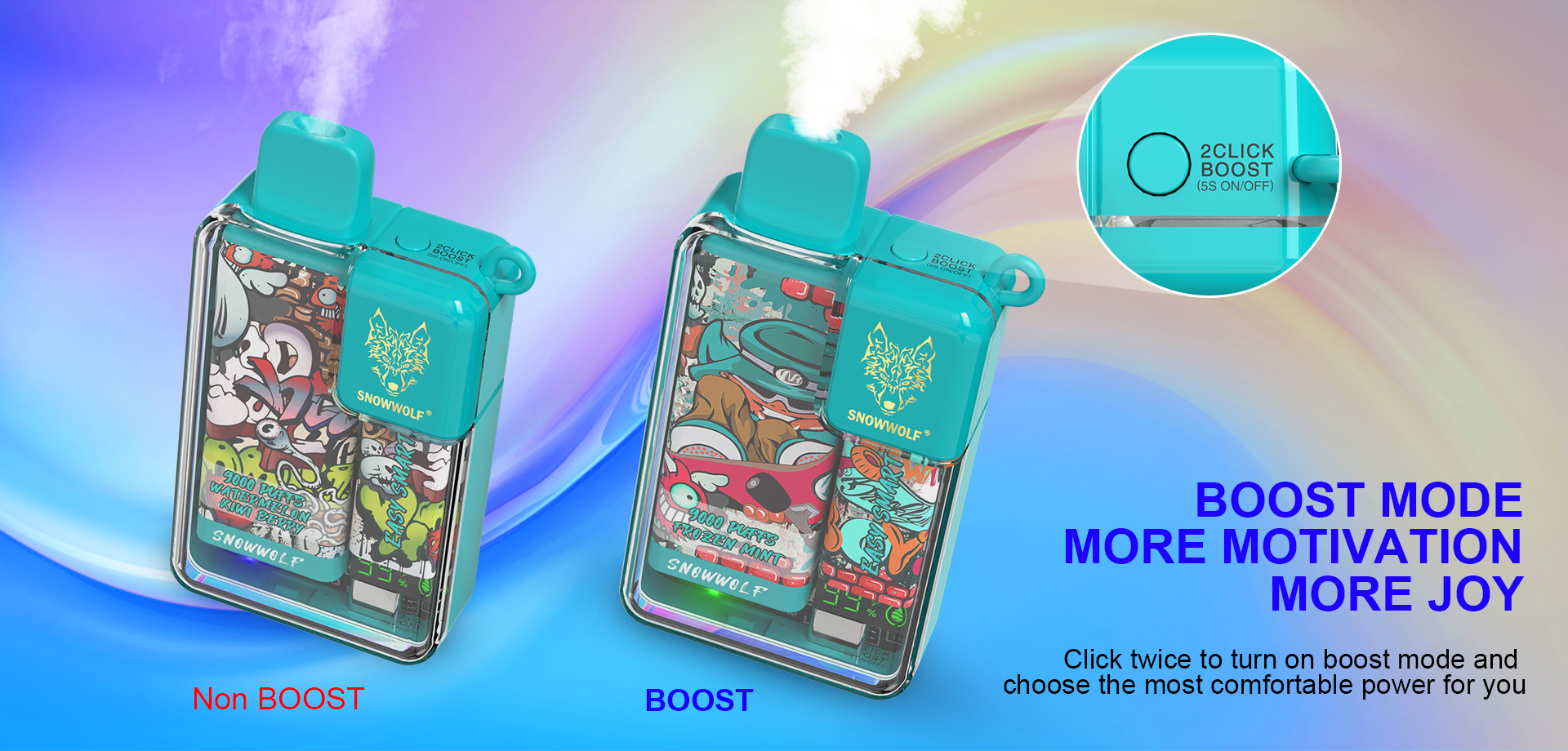 Pod SNOWWOLF EASY SMART EA9000 hơi